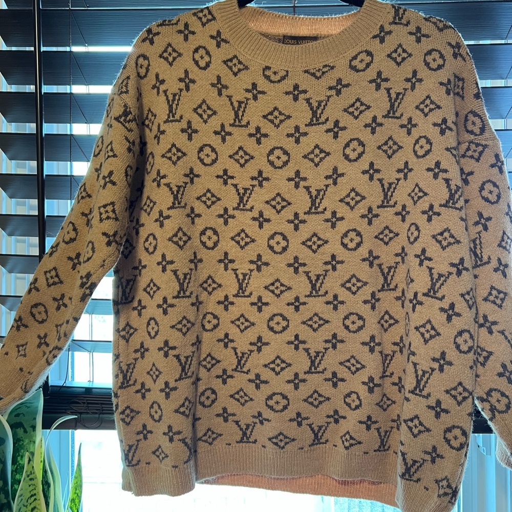 Brown and tan Sweater